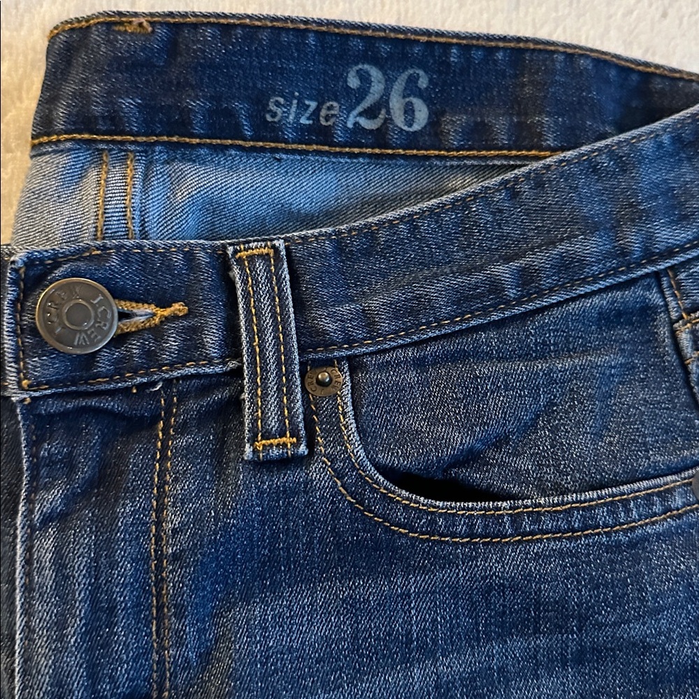 J. Crew Dark Cropped Matchstick jeans size 26 - Picture 2 of 7